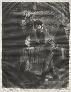 The Holdup, Second State by George Bellows
