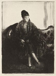 The Plaid Shawl by George Bellows