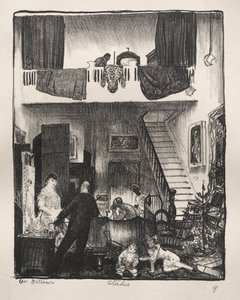 The Studio, Christmas 1916 by George Bellows