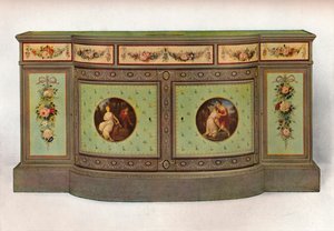 Secretaire commode by George Brookshaw
