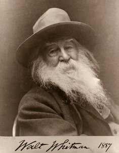 Portrait of Walt Whitman in 1887 by George C. Cox
