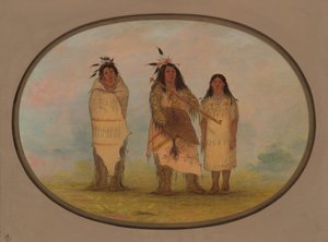 A Cheyenne Chief, His Wife, and a Medicine Man, 1861-1869