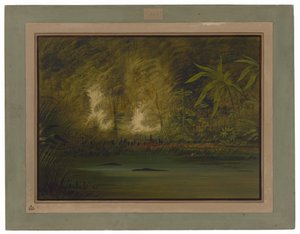 A Lagoon of the Upper Amazon by George Catlin