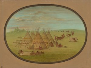 A Little Sioux Village, 1861-1869
