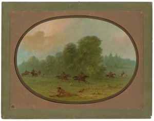 Battle between the Jicarilla Apaches and Comanches