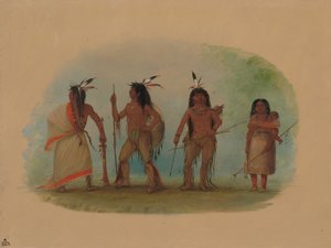 Four Apachee Indians