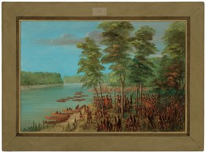 La Salle Taking Possession of the Land at the Mouth of the Arkansas, March 10, 1682