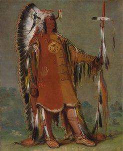 Máh-to-tóh-pa, Four Bears, Second Chief, in Full Dress