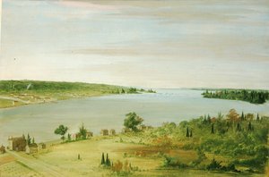 Sault Ste. Marie, Showing the United States Garrison in the Distance