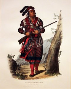 Seminole Chief Tuko-See-Mathla by George Catlin