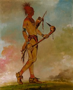 Shin-ga-wás-sa, Handsome Bird by George Catlin