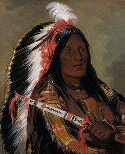 Táh-téck-a-da-háir, Steep Wind, a Brave of the Bad Arrow Points Band
