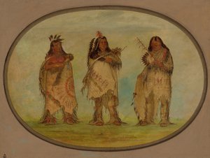 Three Distinguished Warriors of the Sioux Tribe
