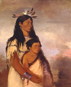 Túnk-aht-óh-ye, Thunderer, a Boy, and Wun-pán-to-mee, White Weasel, a Girl