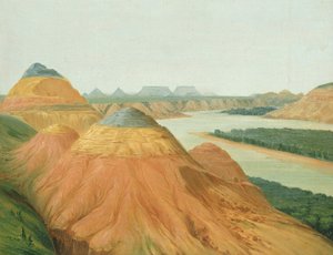 View in the Big Bend of the Upper Missouri, 1832