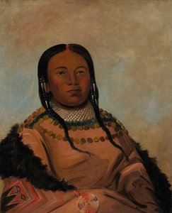Wi-lóoh-tah-eeh-tcháh-ta-máh-nee, Red Thing That Touches in Marching, Daughter of Black Rock, 1832