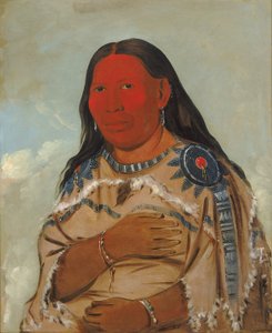 Wife of Two Crows by George Catlin