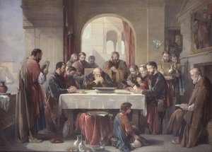 Grace in the Refectory by George Cattermole