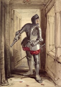 Hamilton of Bothwellhaugh About to Shoot the Regent Murray by George Cattermole