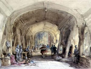 Interior of a Baronial Hall by George Cattermole