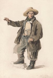 Fish Porter in a Straw Hat