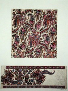 Fabric Designs for Paisley Shawls, c.1871 by George Charles Haite
