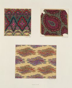 Fabric Designs for Paisley Shawls, c.1871 by George Charles Haite