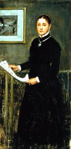 Lady in Black by George Clausen