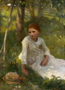 Noon in the Hayfield by George Clausen
