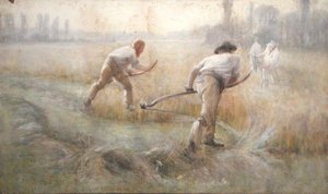 Scything by George Clausen
