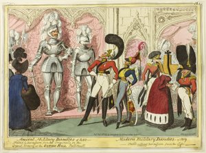 Ancient and Modern Military Dandies of 1450