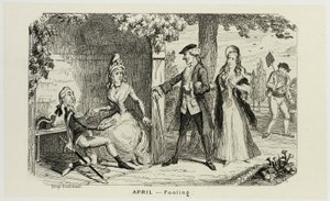 April - Fooling from George Cruikshank