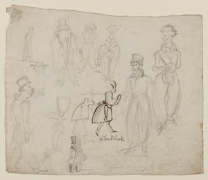 Character studies by George Cruikshank