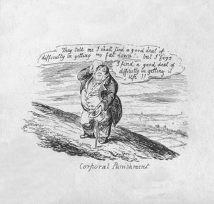Corporal Punishment by George Cruikshank