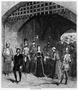 Feckenham Offering Lady Jane Grey a Pardon on Her Way to Trial