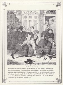 Illustration for The Bachelor’s Own Book, or The Progress of Mr Lambkin (Gent) by George Cruikshank
