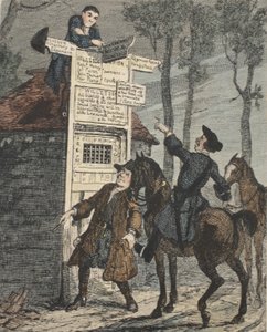 Jack Sheppard Escapes from the Prisoners Cage, Illustration from Jack Sheppard: A Romance by William Harrison Ainsworth by George Cruikshank