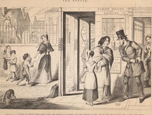 Plate IV, Unable to Obtain Employment They Are Driven by Poverty into the Streets to Beg