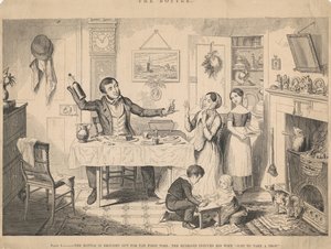 Plate I, The Bottle is Brought out for the First Time by George Cruikshank