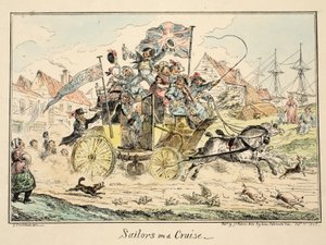 Sailors on a Cruise, from Greenwich Hospital, a Series of Naval Sketches, Descriptive of a Life of a Man-of-Wars Man by George Cruikshank