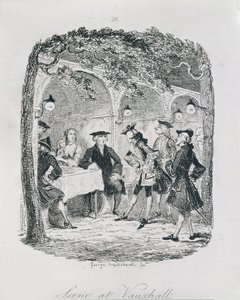 Scene at Vauxhall, from Amelia