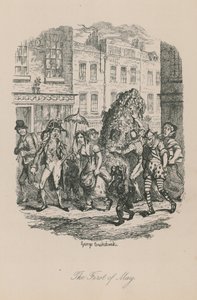 Scene of London Life: The First of May by George Cruikshank