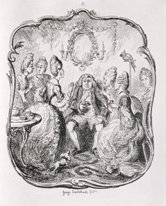 Squire Western and his Lady Cousins, from 