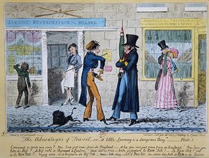 The Advantages of Travel or A Little Learning is a Dangerous Thing by George Cruikshank