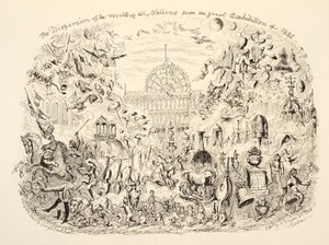 The Dispersion of the Works of All Nations from the Great Exhibition of 1851 by George Cruikshank