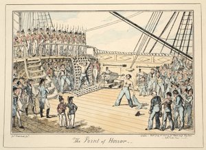 The Point of Honor, from Greenwich Hospital, a Series of Naval Sketches, Descriptive of a Life of a Man-of-War