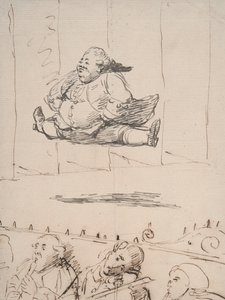A Man doing the Splits by George Dance