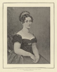 H R H the Duchess of Kent, Mother of H M Queen Victoria
