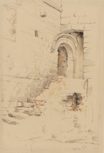 In a Courtyard Adjoining S. Siro, San Remo, January 1878