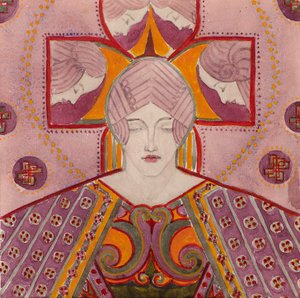 Study (for decorative panel), c.1898-1901 by George Dutch Davidson